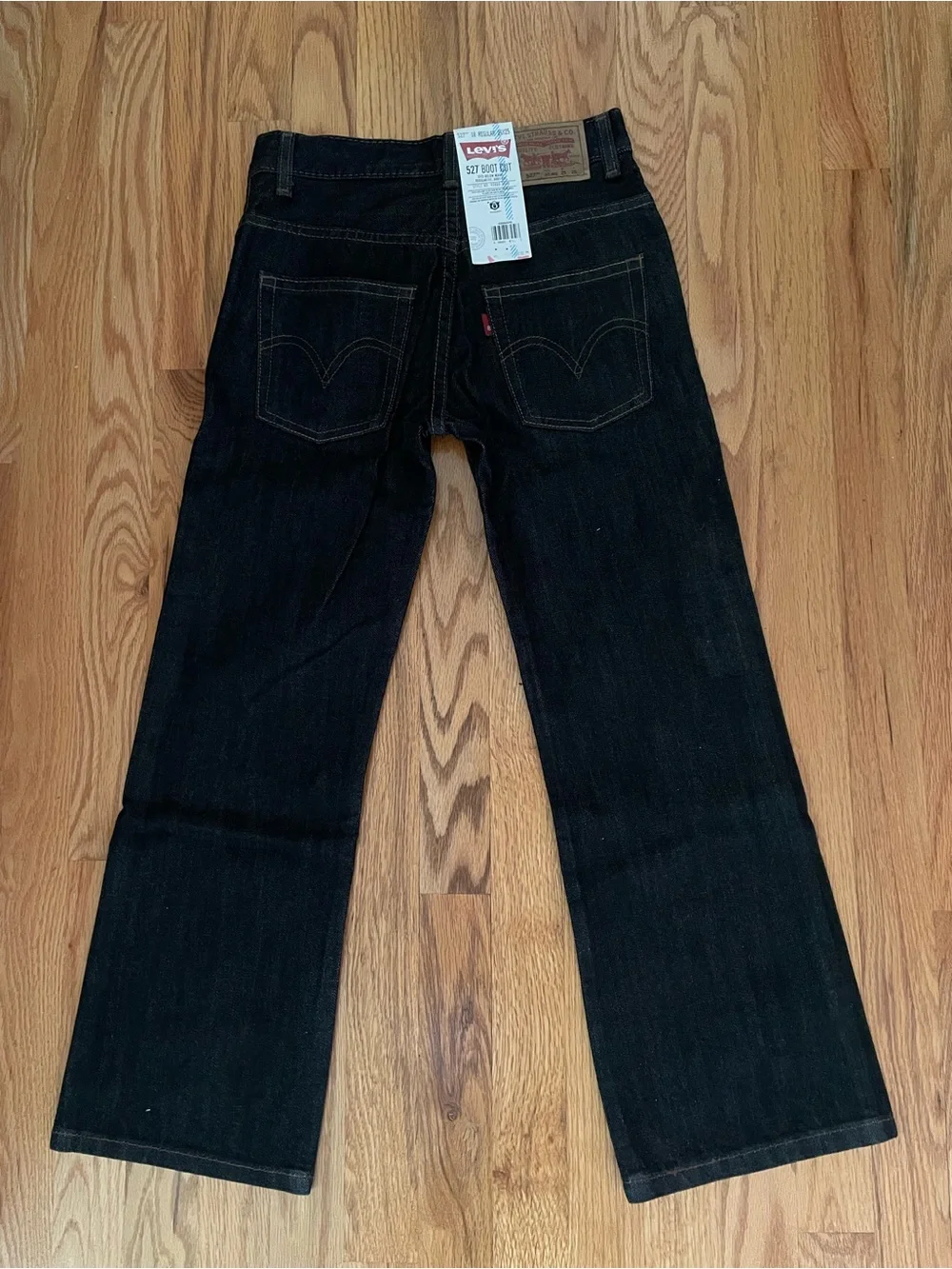 Levi's Boys’ Size 10 Regular 527 Bootcut Jeans - Dark Blue